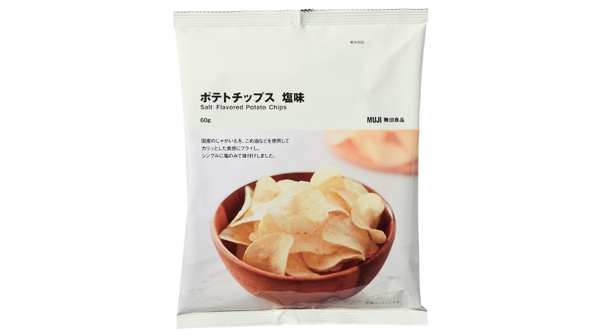 無印良品：ポテトチップス塩味